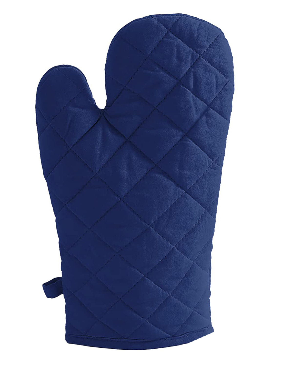 Kuber Industries Cotton Microwave Oven Gloves,(Blue)-HS43KUBMART26081