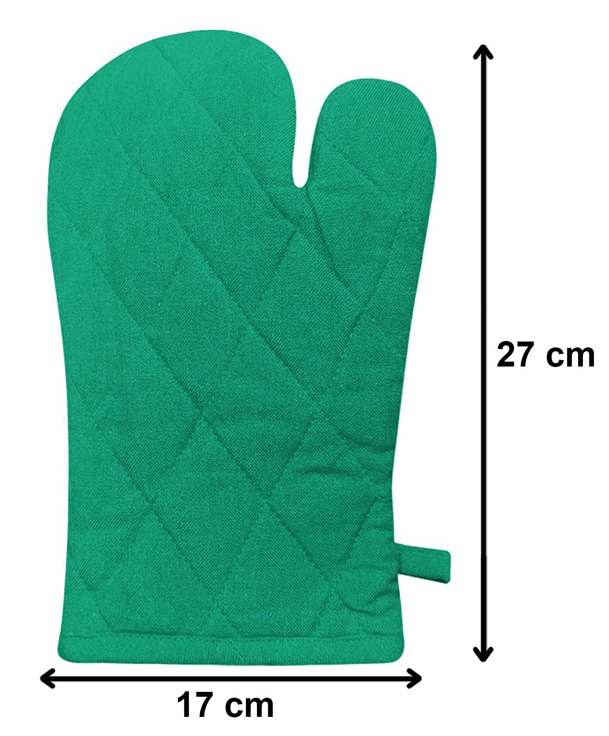 Kuber Industries Cotton Microwave Oven Gloves,(Green)-HS43KUBMART26089