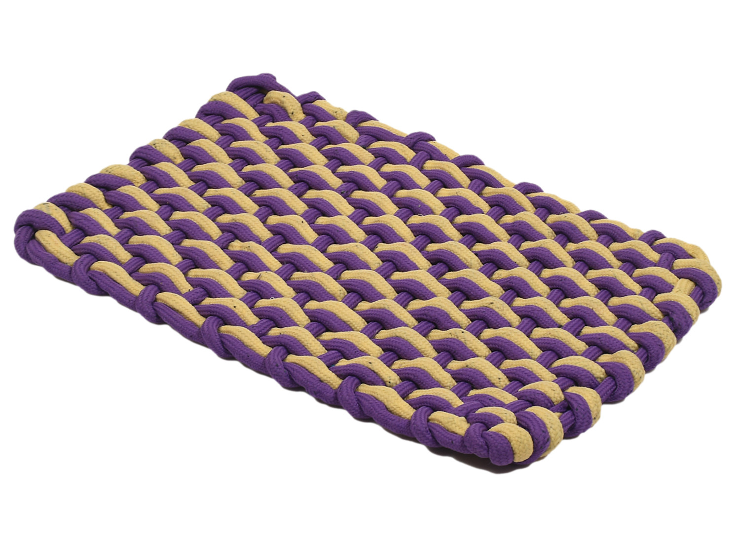 Kuber Industries Cotton Rectangle Door Mat For Porch/Kitchen/Bathroom/Laundry Room,(Purple) 54KM3972