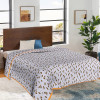 Kuber Industries Cotton Soft Lightweight Leaves Design Reversible Single Bed Dohar | Blanket | AC Quilt for Home &amp; Travel (Yellow)