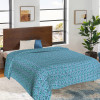 Kuber Industries Cotton Soft Lightweight Paisley Design Reversible Single Bed Dohar | Blanket | AC Quilt for Home &amp; Travel (Green)