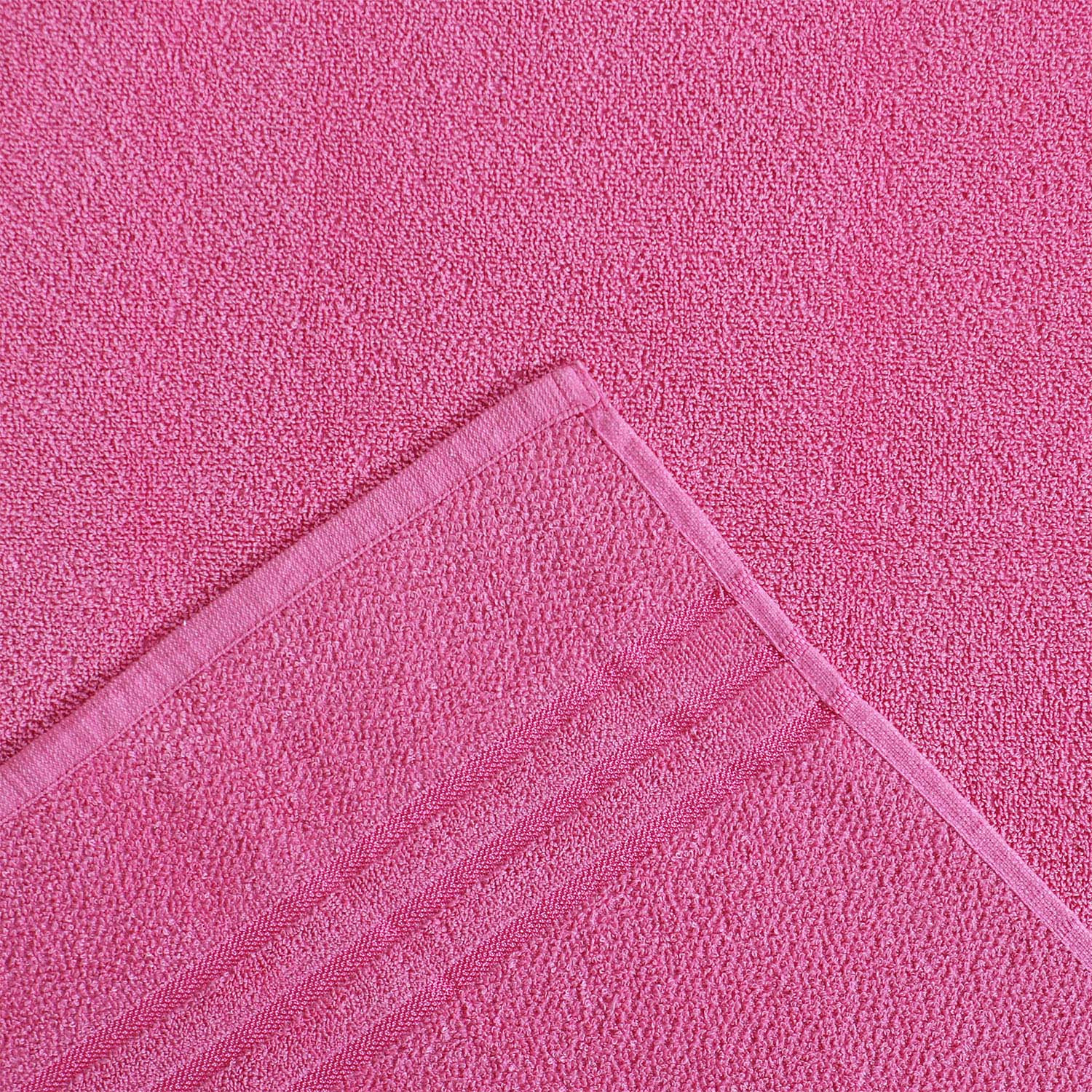 Kuber Industries Cotton Super Absorbent Bath Towel|Anti-Bacterial & Quick Dry Towel for Bath,Beach,Yoga,Fluffy,(Pink,Large)