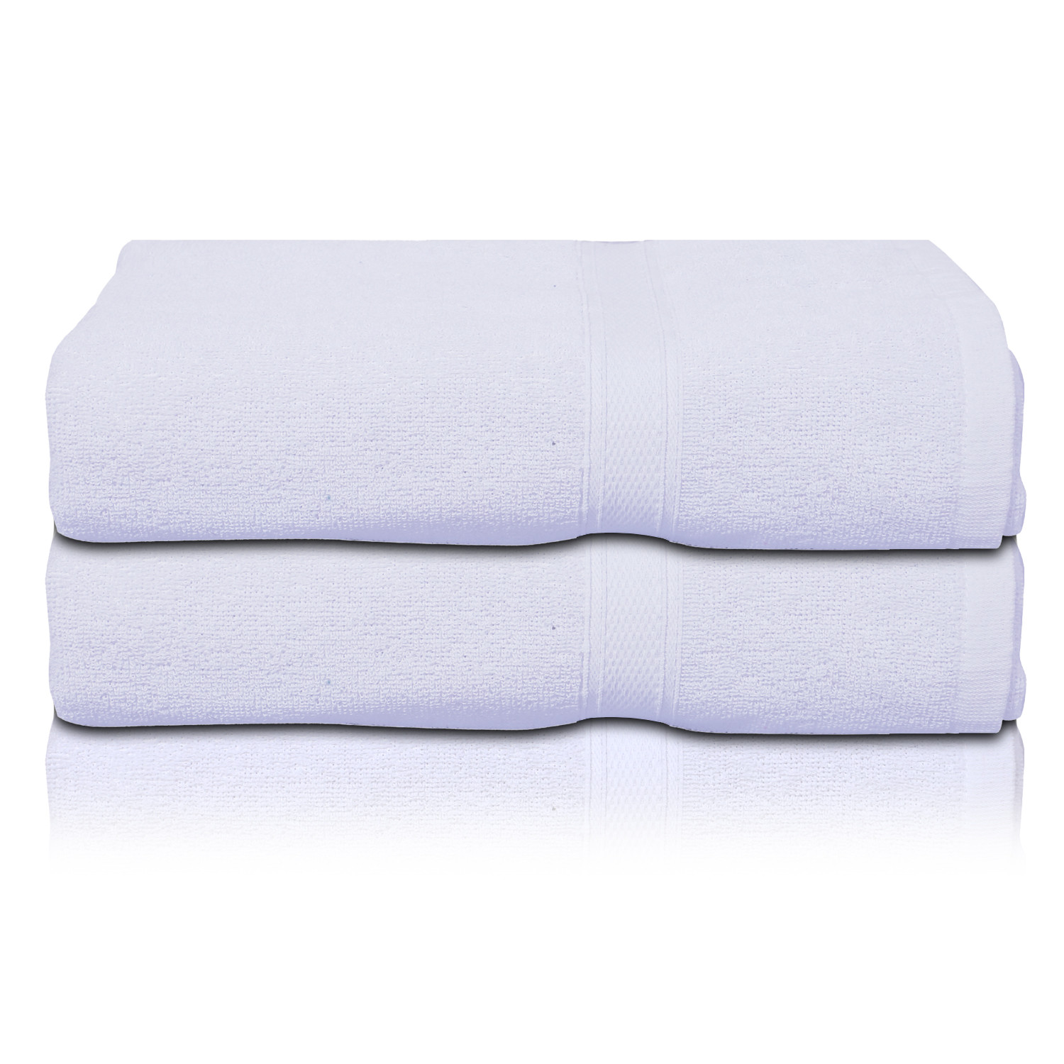 Kuber Industries Cotton Super Absorbent Bath Towel|Quick Dry Towel for Bath,Beach,Pool,Travel,Spa and Yoga,36 x 72 Inches,(Extra Large,White)