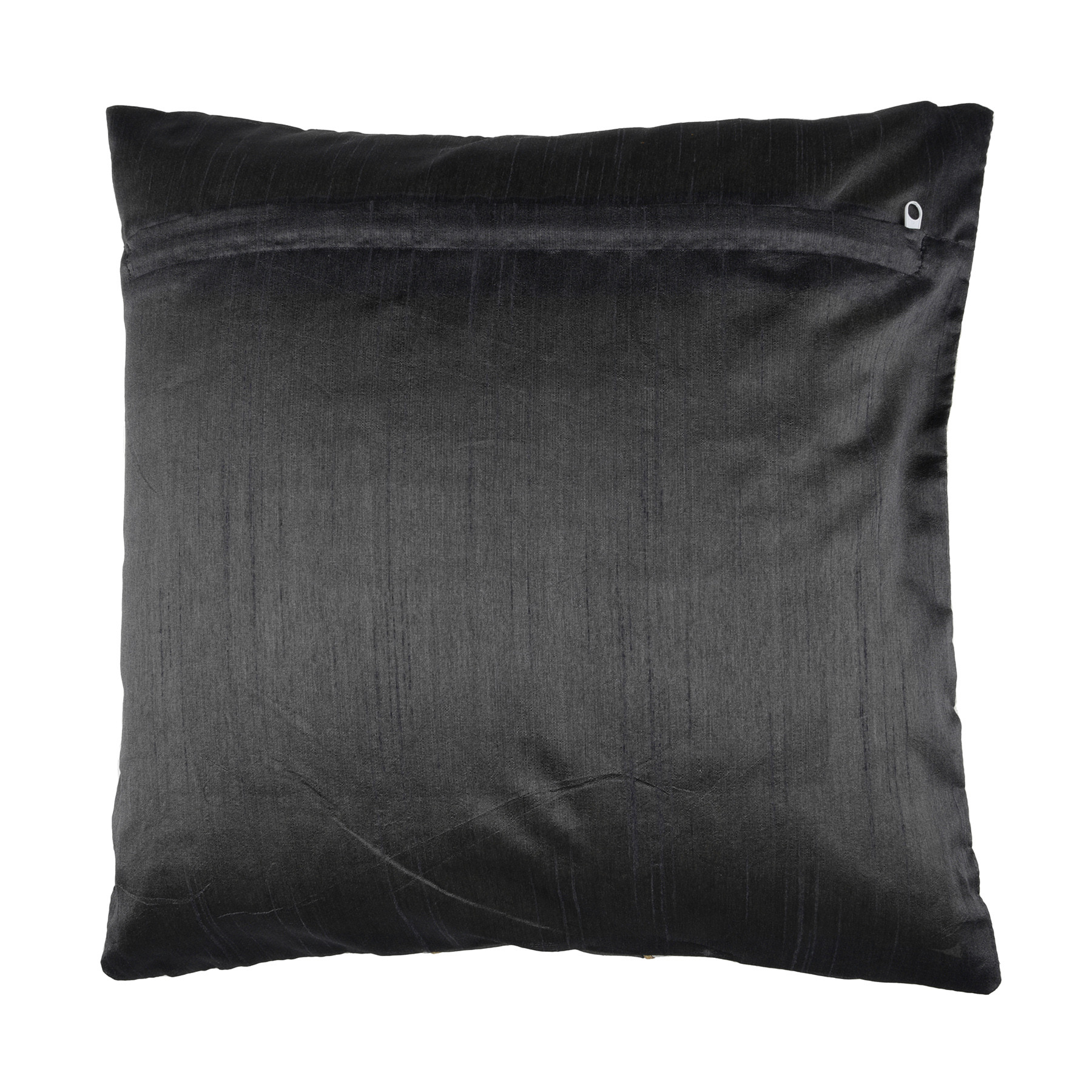 Kuber Industries Cushion Cover | Pillow Covers for Sofa | Throw Cushion Cover | Dupion Polyester Cushion Covers | Grey Patang Wire Cushion Covers | Set of 5 | 16 Inch | Black