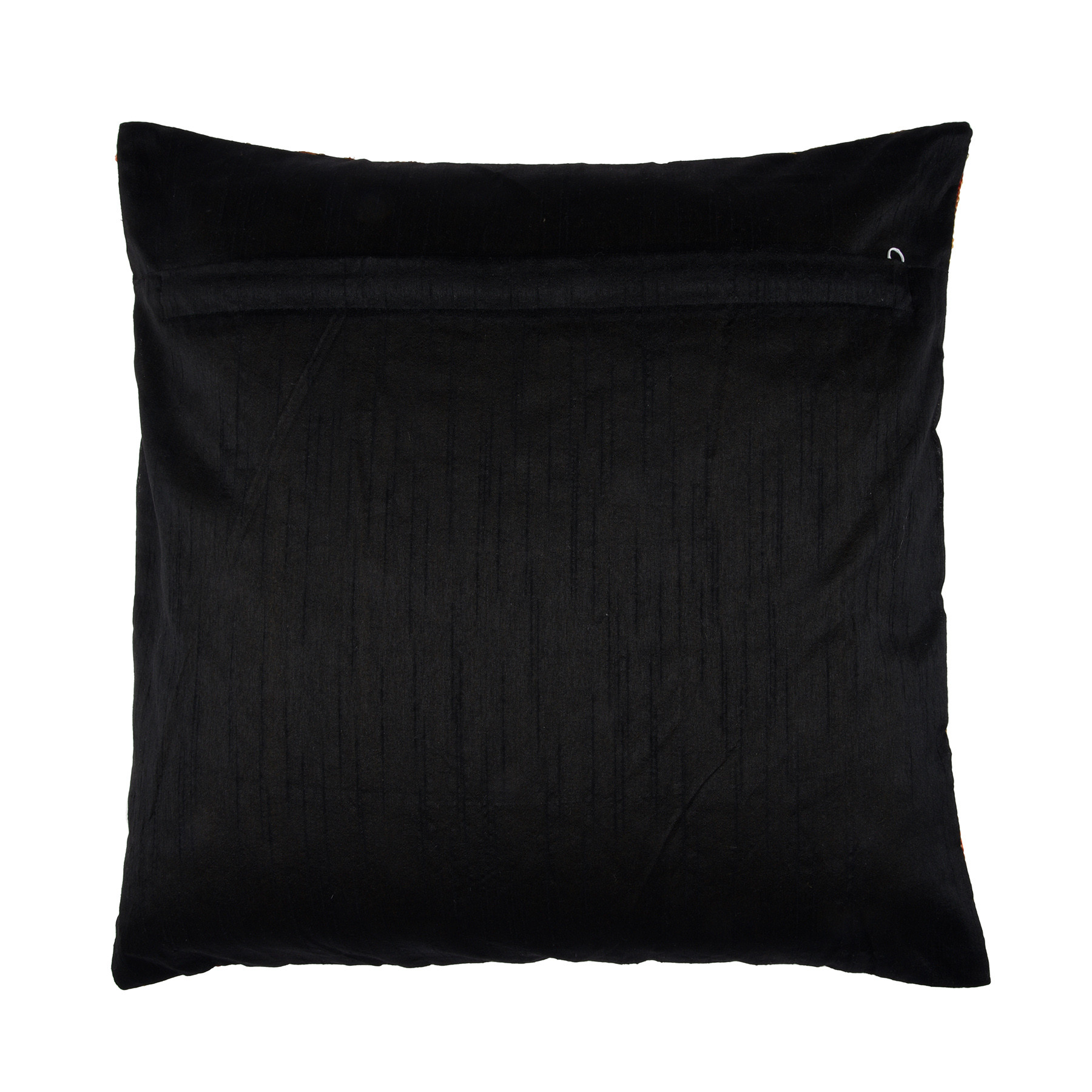 Kuber Industries Cushion Cover | Pillow Covers for Sofa | Throw Cushion Cover | Polyester Cushion Covers | Embroidery Cushion Covers | Set of 5 | 16 Inch | Black