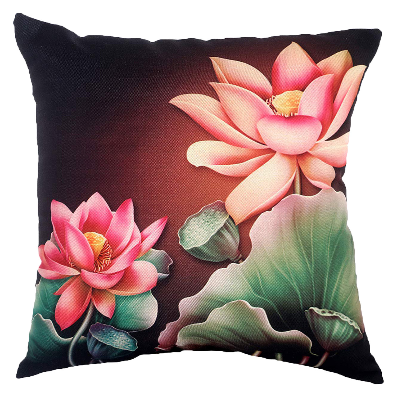 Kuber Industries Cushion Cover|Ractangle Cushion Covers|Sofa Cushion Covers|Cushion Covers 16 inch x 16 inch|Cushion Cover Set of 5 (Multicolor)