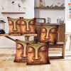 Kuber Industries Cushion Cover|Ractangle Cushion Covers|Sofa Cushion Covers|Cushion Covers 16 inch x 16 inch|Cushion Cover Set of 5 (Yellow)