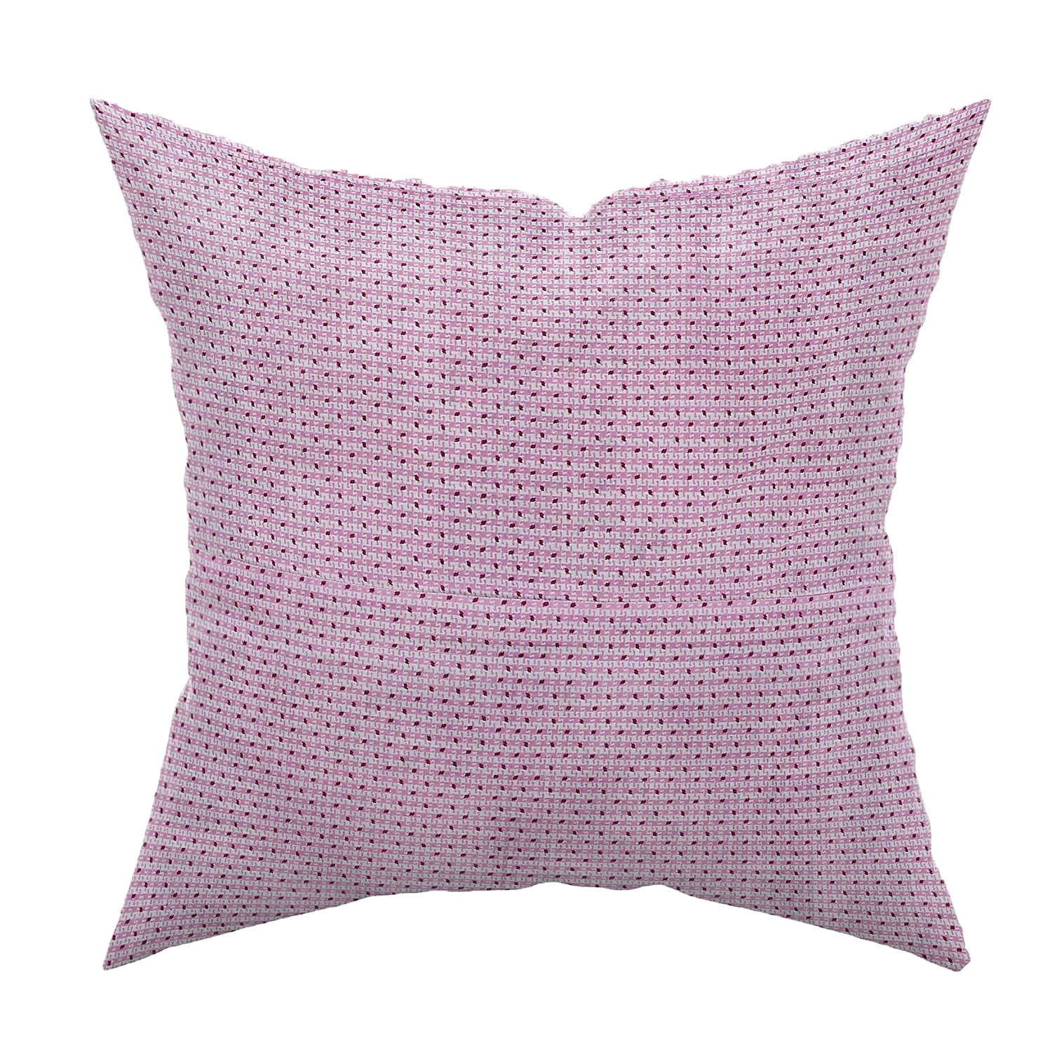 Kuber Industries Cushion Cover|Ractangle Cushion Covers|Sofa Cushion Covers|Cushion Covers 16 inch x 16 inch|Cushion Cover Set of 5|PINK