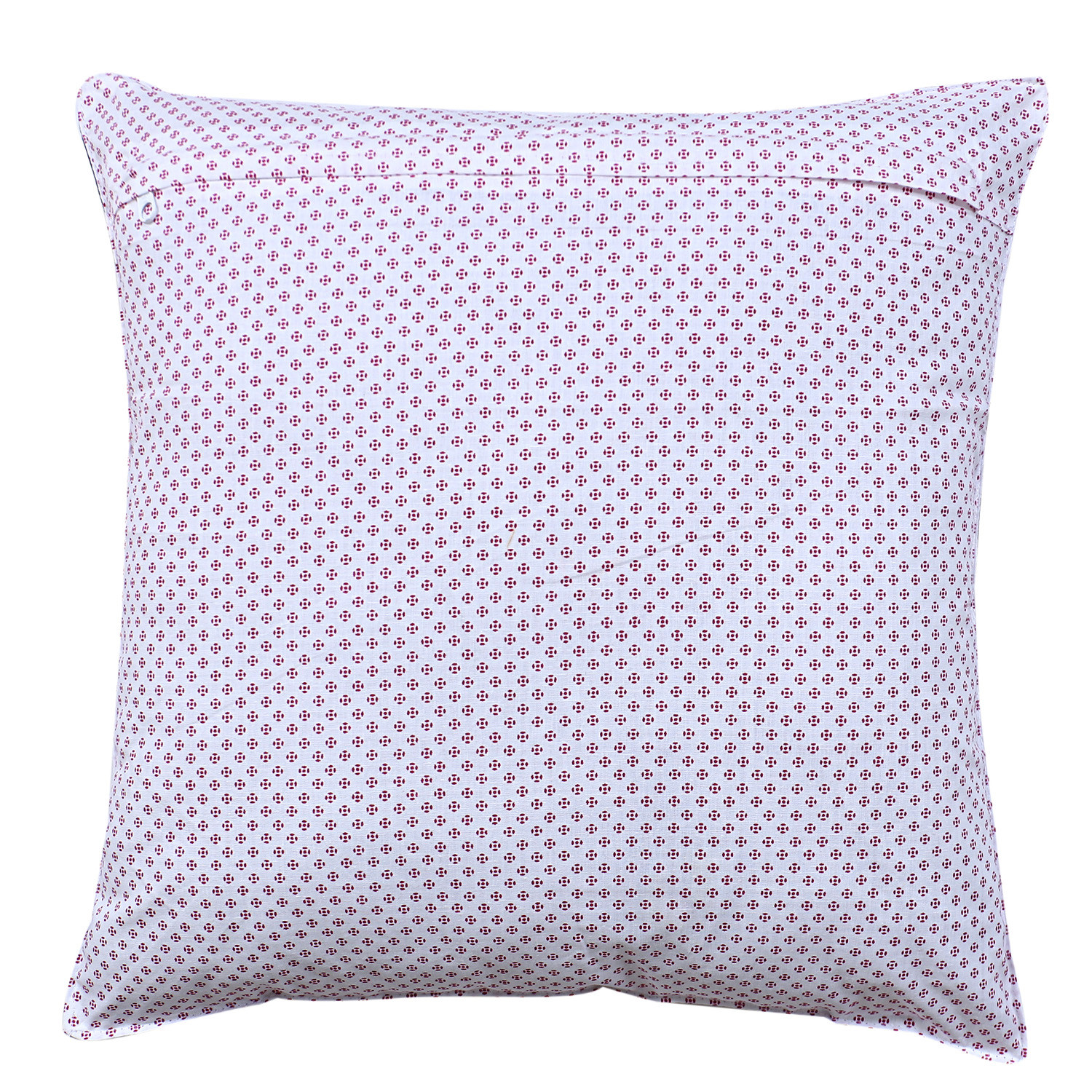 Kuber Industries Cushion Cover|Ractangle Cushion Covers|Sofa Cushion Covers|Cushion Covers 16 inch x 16 inch|Cushion Cover Set of 5| (Pink)