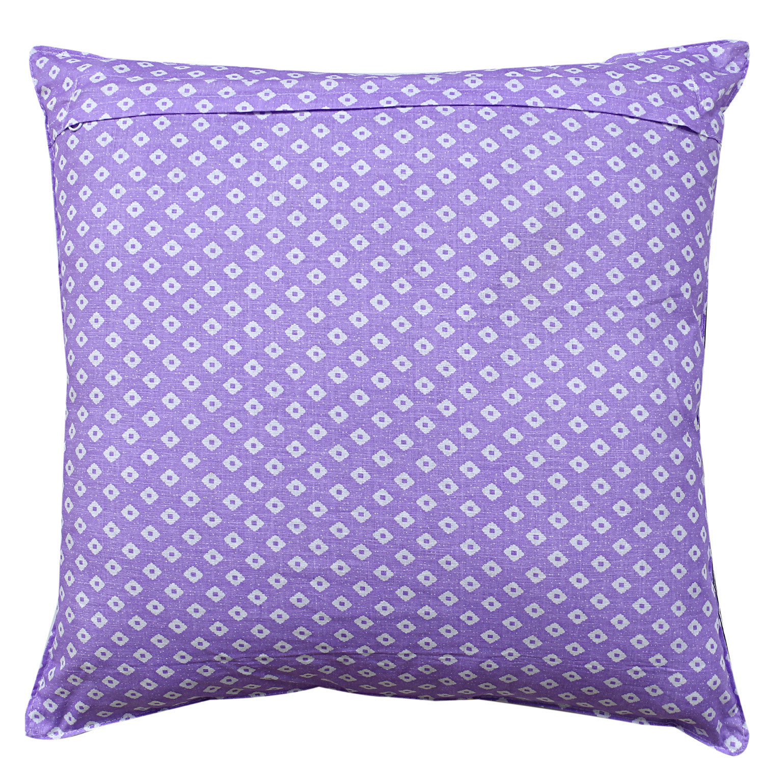 Kuber Industries Cushion Cover|Ractangle Cushion Covers|Sofa Cushion Covers|Cushion Covers 16 inch x 16 inch|Cushion Cover Set of 5 (Purple)