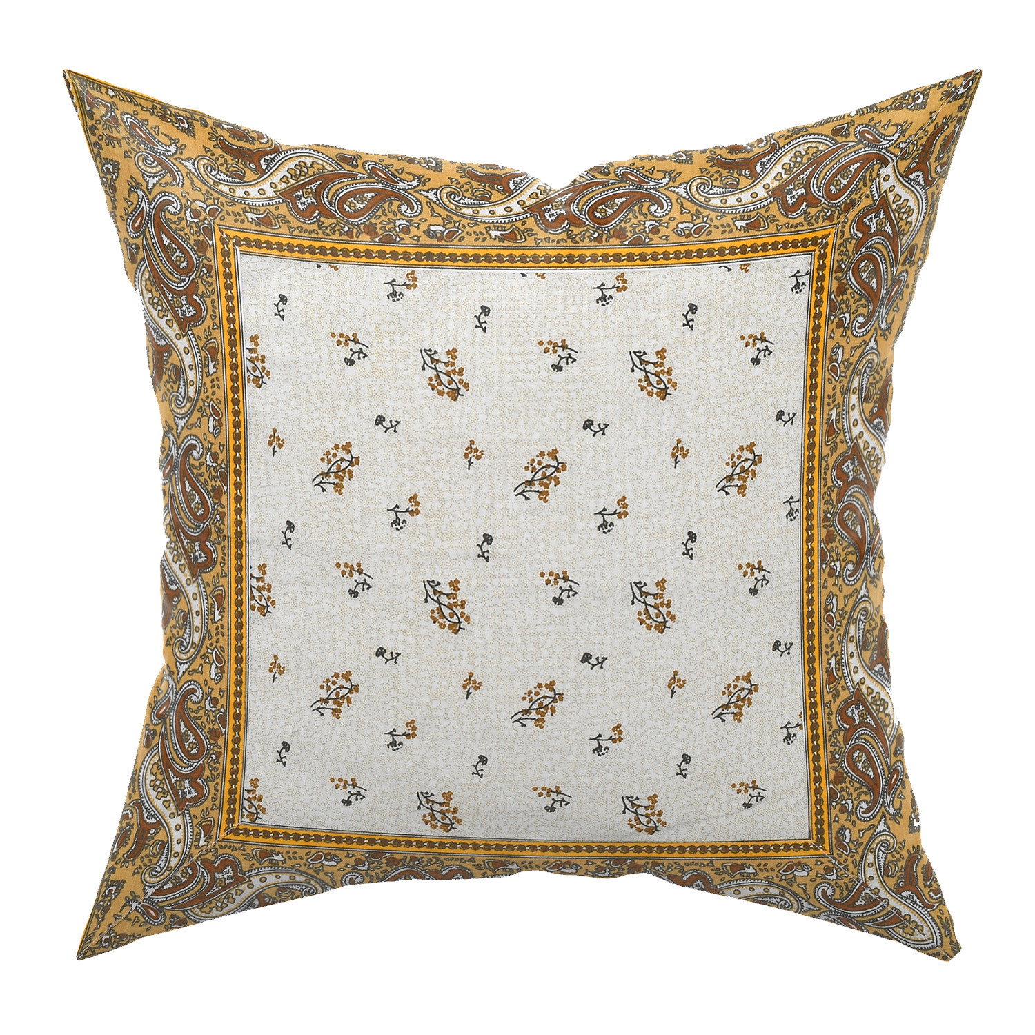 Kuber Industries Cushion Cover|Ractangle Cushion Covers|Sofa Cushion Covers|Cushion Covers 16 inch x 16 inch|Cushion Cover Set of 5|YELLOW