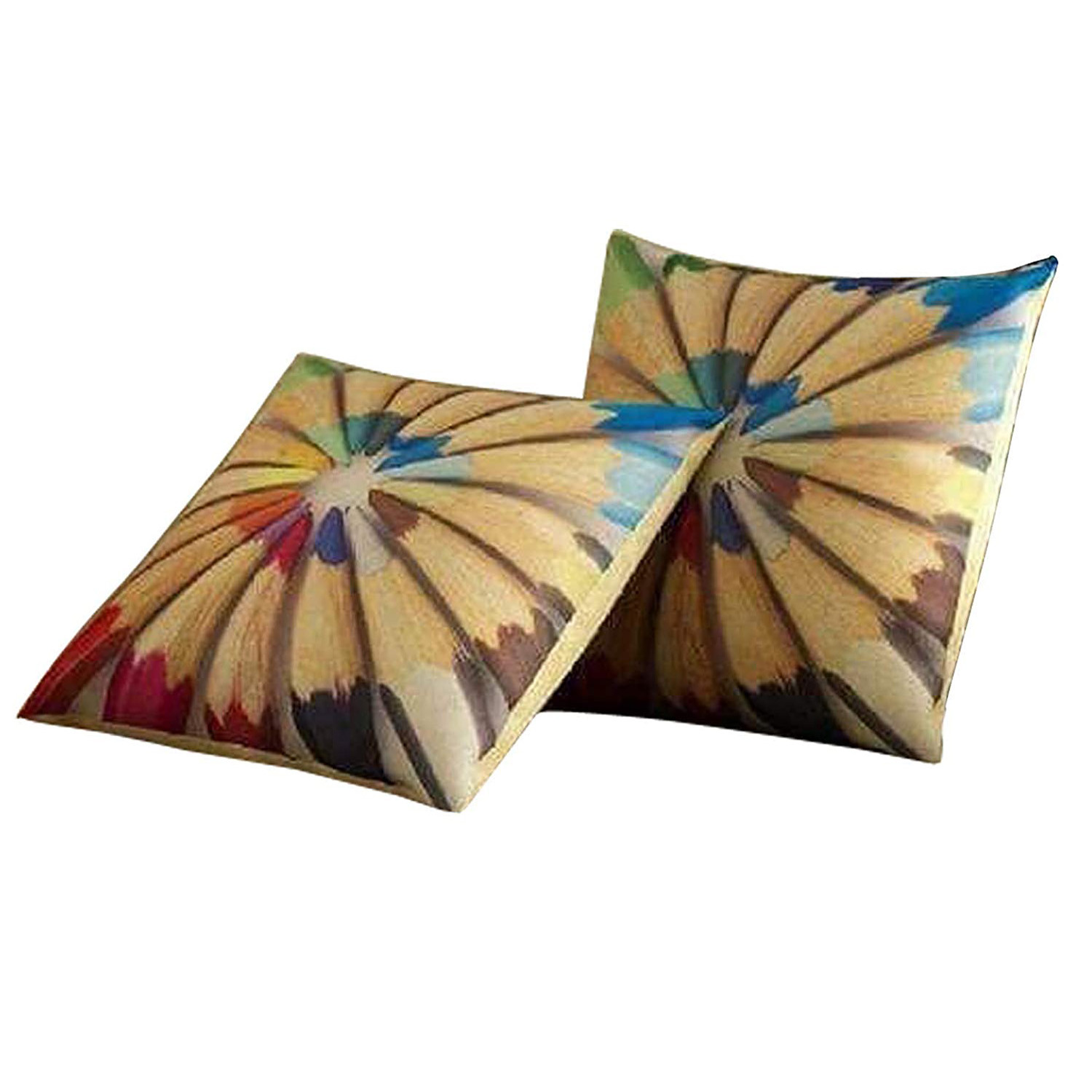Kuber Industries Cushion Cover|Ractangle Cushion Covers|Sofa Cushion Covers|Cushion Covers 16 inch x 16 inch|Cushion Cover Set of 5 (Multi)