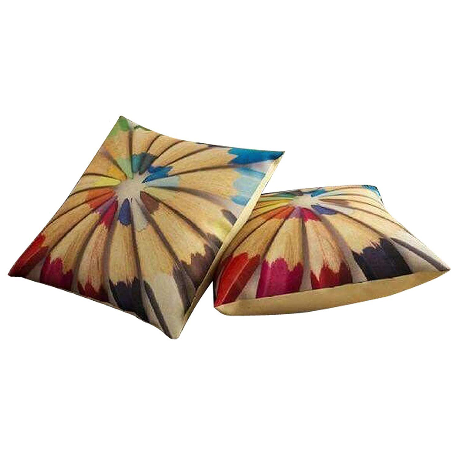 Kuber Industries Cushion Cover|Ractangle Cushion Covers|Sofa Cushion Covers|Cushion Covers 16 inch x 16 inch|Cushion Cover Set of 5 (Multi)