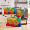 Kuber Industries Cushion Cover|Ractangle Cushion Covers|Sofa Cushion Covers|Cushion Covers 16 inch x 16 inch|Cushion Cover Set of 5|WHITE