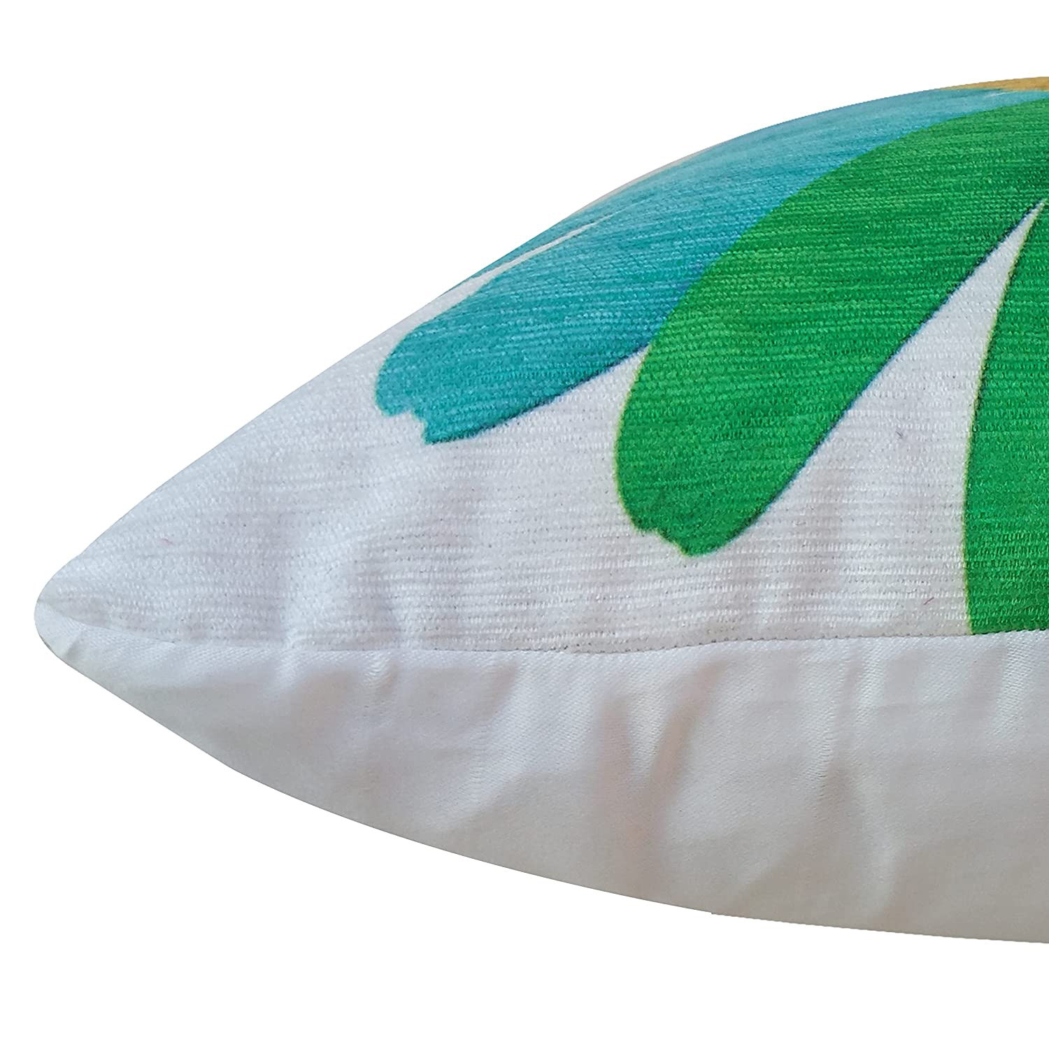 Kuber Industries Cushion Cover|Ractangle Cushion Covers|Sofa Cushion Covers|Cushion Covers 16 inch x 16 inch|Cushion Cover Set of 5|WHITE