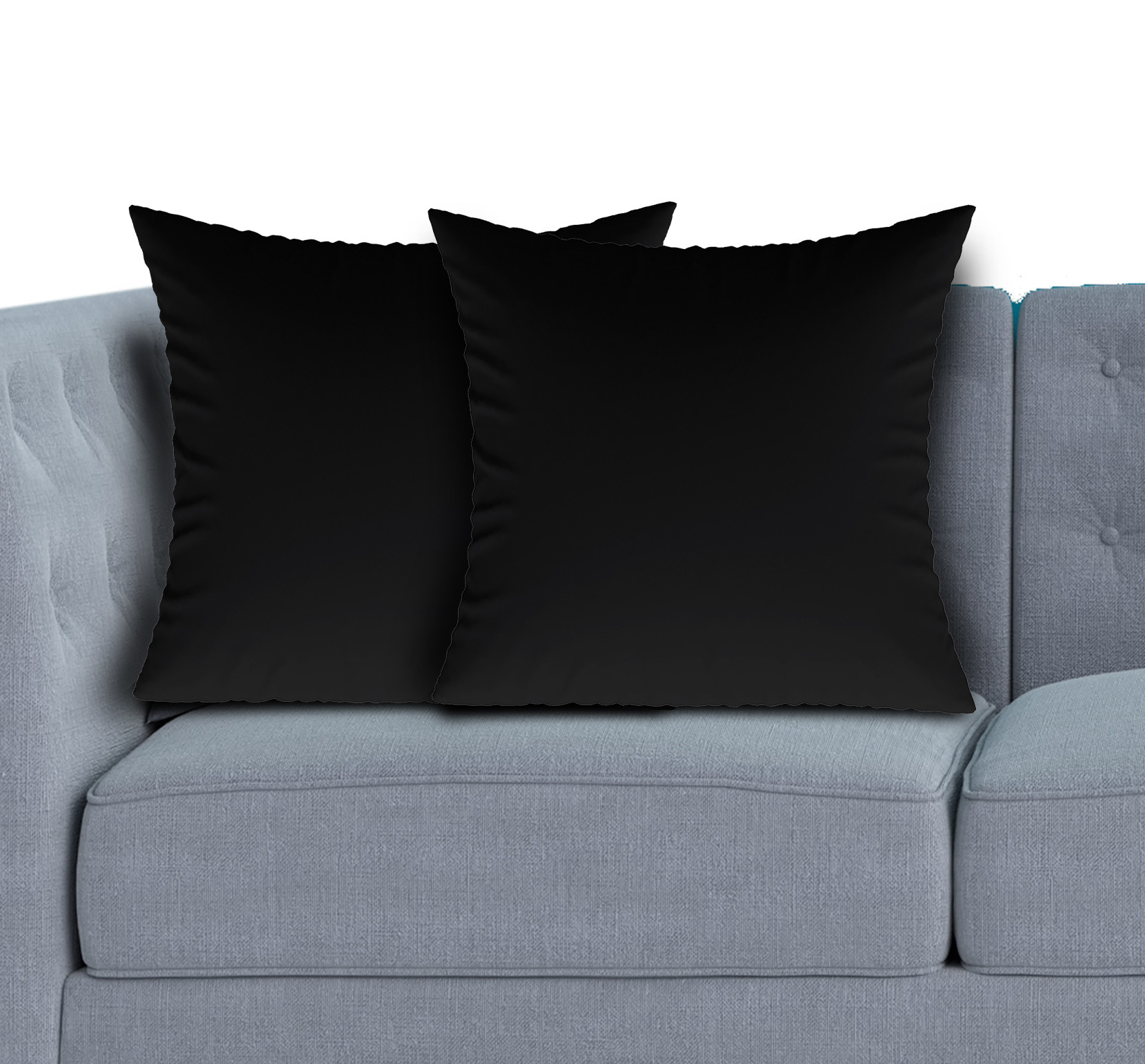 Kuber Industries Cushion Filler | Cotton Cushion Filler | Cushion For Sofa | Cushion Pillow Filler | Premium Sofa Cushion For Hotel-Bedroom | Washable & Odorless | 16 Inch | Black