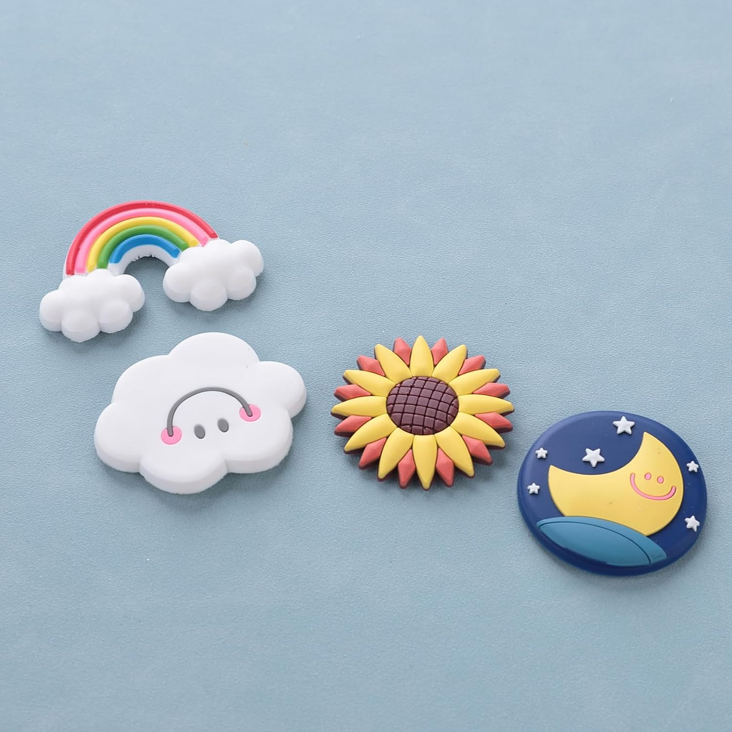 Kuber Industries Cute Sky Shape Fridge Magnets|Home DÃ©cor|Best Souvenir Gift|Pack of 4|Multi|