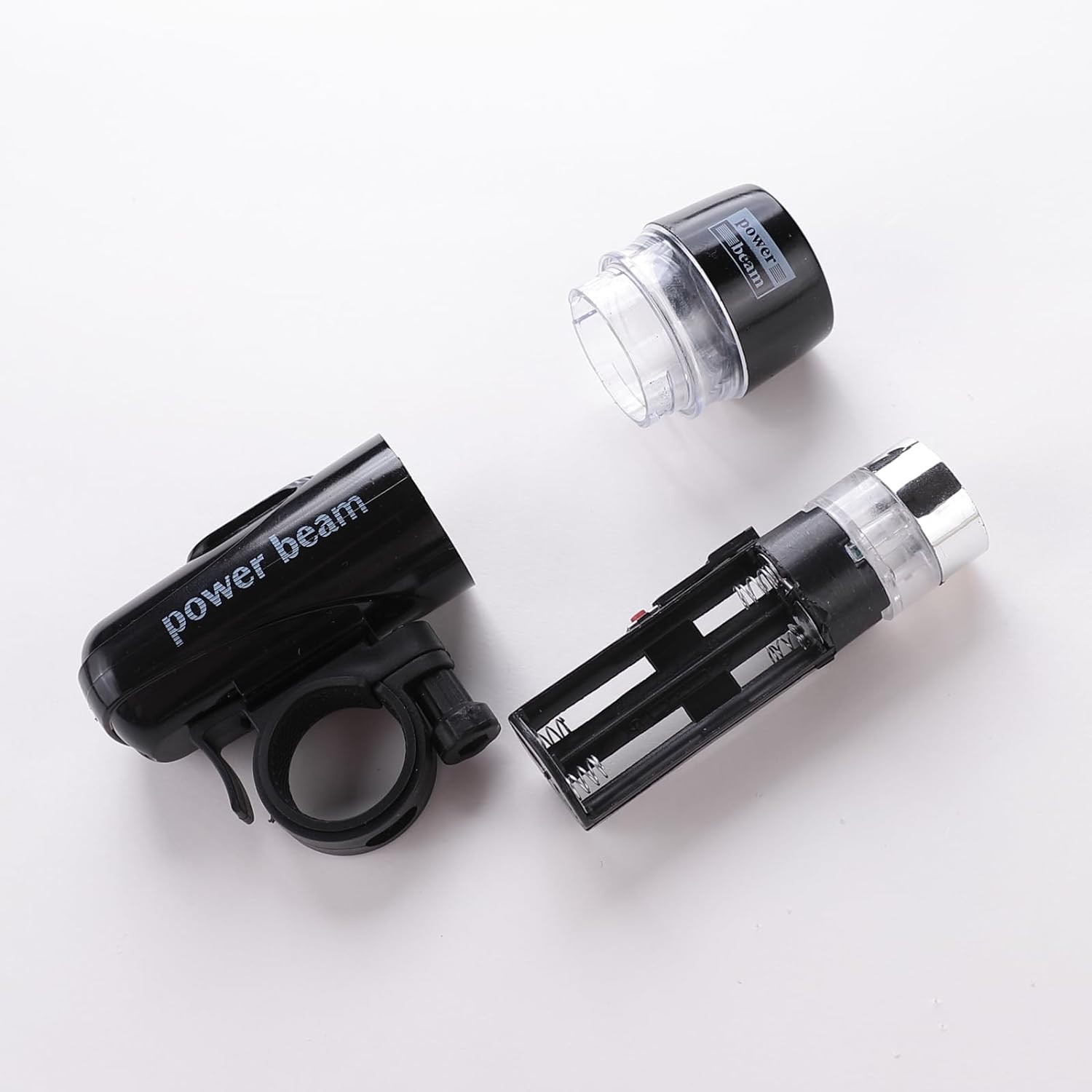 Kuber Industries Cycling Safety Lights|Bicycle Light Battery Powered|Fits On Any Road Bikes (Red & Black)