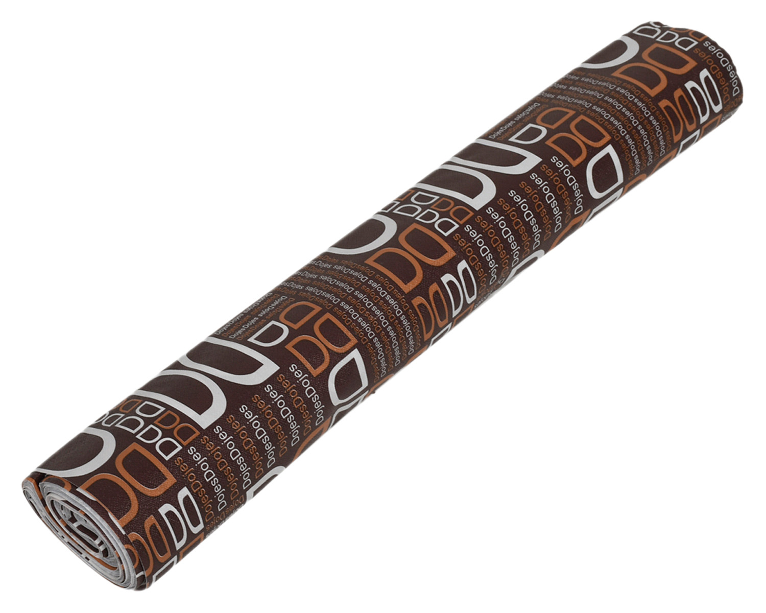 Kuber Industries D Print PVC Anti Slip Skid Shelf Mat, 10 Mtr (Brown)