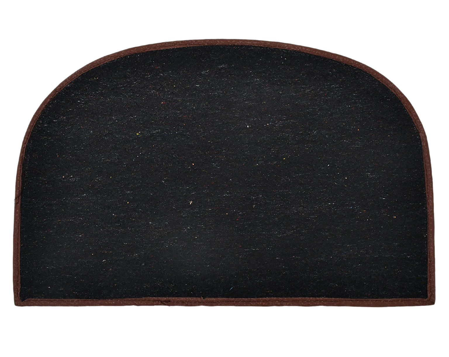 Kuber Industries D Shape Anti-Slip Durable Rubber Door Mat, Welcome Mat For Entryway,Patio,Garage, Outdoor, 21