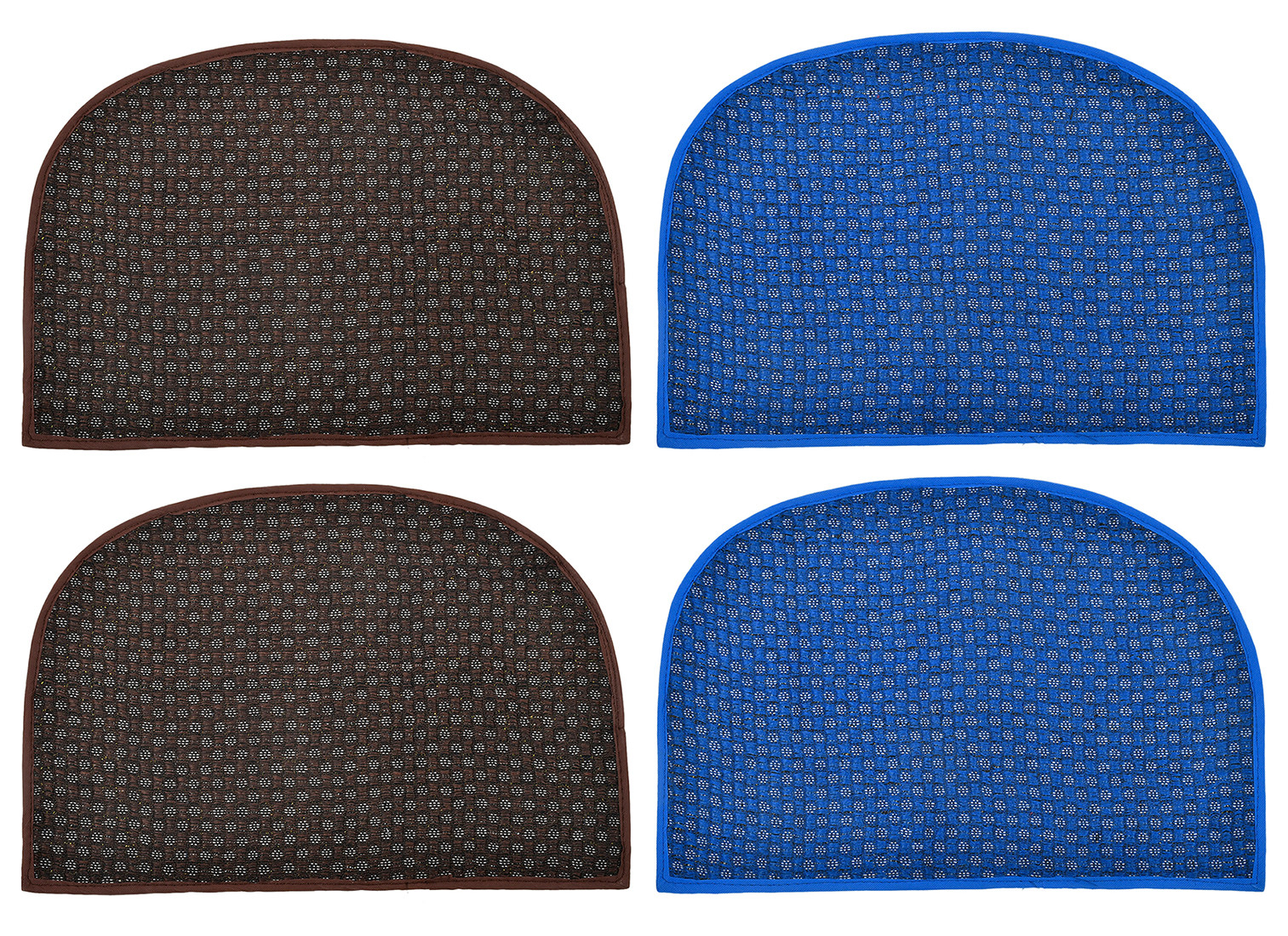 Kuber Industries D Shape Anti-Slip Durable Rubber Door Mat, Welcome Mat For Entryway,Patio,Garage, Outdoor, 21