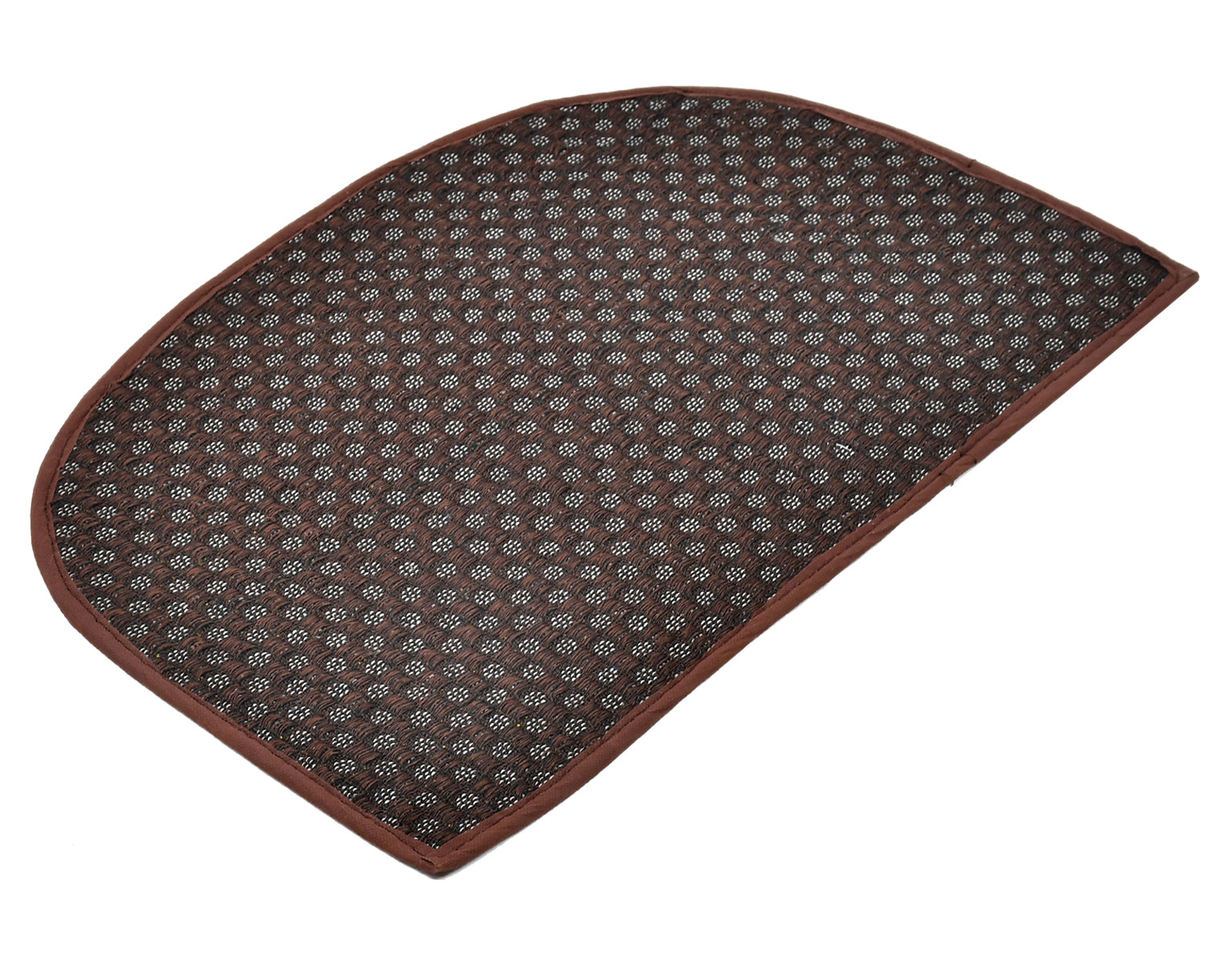 Kuber Industries D Shape Anti-Slip Durable Rubber Door Mat, Welcome Mat For Entryway,Patio,Garage, Outdoor, 21