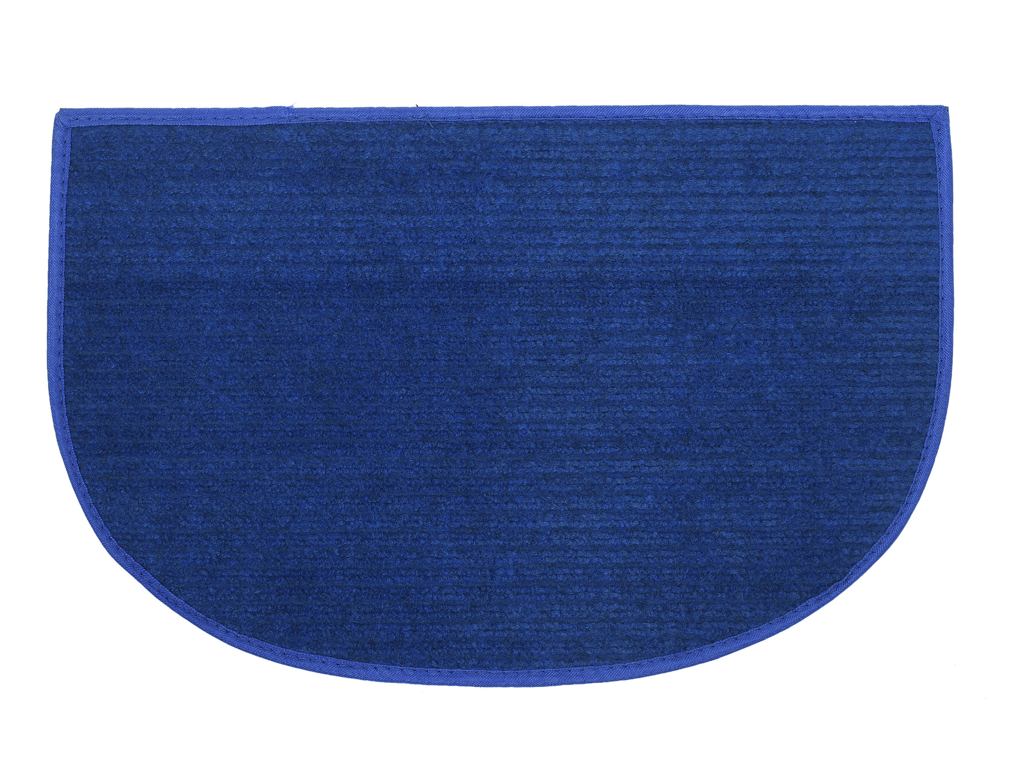 Kuber Industries D-Shape Microfiber Anti Slip 2 Pieces Door Mat (14'' x 23'',Green & Blue)-KUBMRT12204