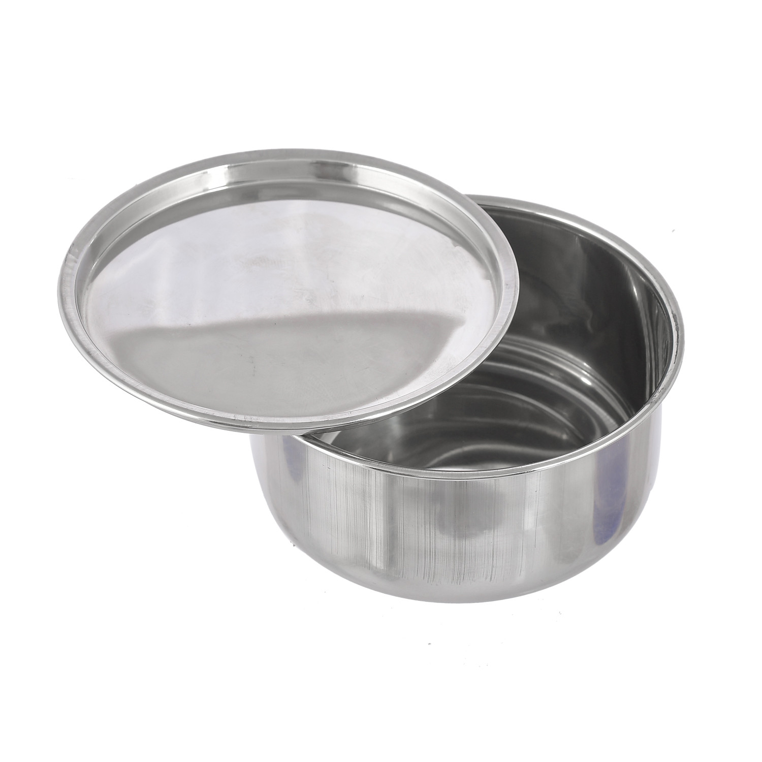 Kuber Industries Designer Insulated Stainless Steel Lunch Box With 3 Container (Brown)-HS42KUBMART25113