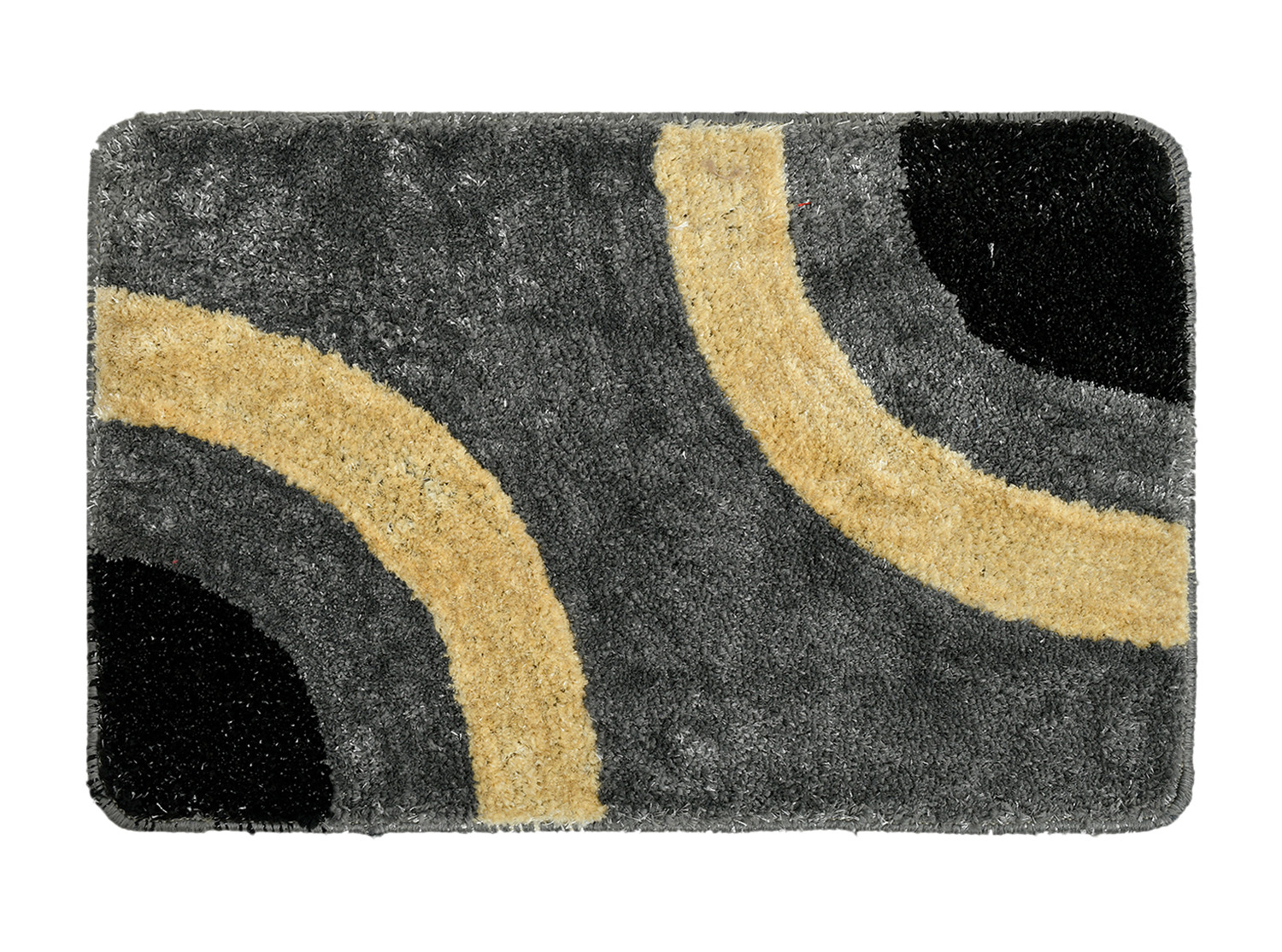 Kuber Industries Designer Multiuses Home Décor Non-Slip Velvet Door Mat (Brown)