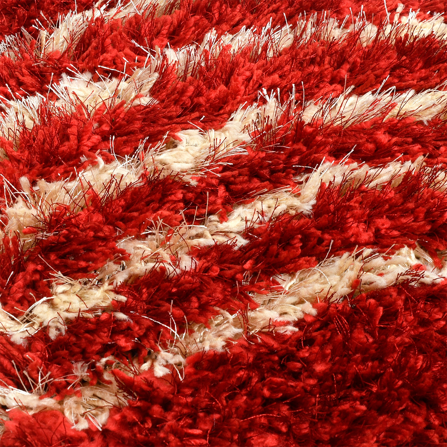 Kuber Industries Designer Multiuses Home Décor Non-Slip Velvet Door Mat (Red)