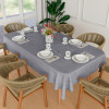Dining Table Cover | 60x90 Inch | 6-Seater Table Cover | Net Tabletop Cover | Hotels-Restaurants Table Cover | Dining Table Cloth | Sun-Shine Print | DTC | Grey