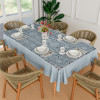 Dining Table Cover | 60x90 Inch | Net 6-Seater Table Cover | Kitchen Dining Table Cloths | Hotels-Restaurants Table Cover | Self Flower New Jersey | DTC | Grey