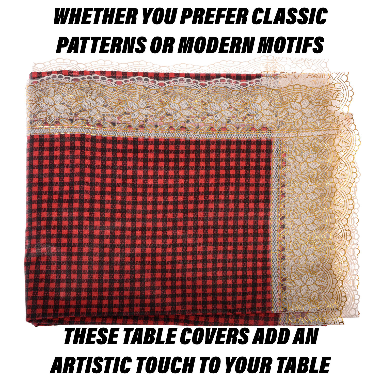 Kuber Industries Dining Table Cover  Kitchen Dining Tablecloth  8 Seater Dining Table Cover  Dining Table Cover for Hall Dcor  Barik Check Kitchen Tablecloth  60x108  Maroon