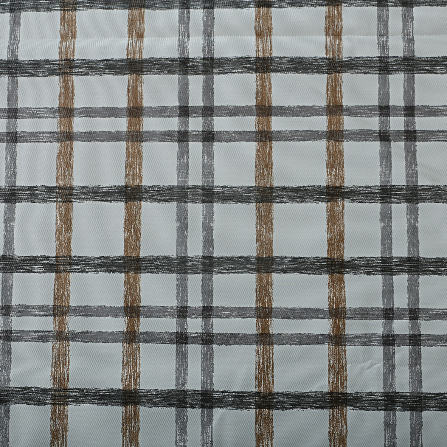 Kuber Industries Dining Table Cover Tablecloth Waterproof Protector 6 Seater With Check Printed, 60 X 90 Inches Rectangle (Cream)