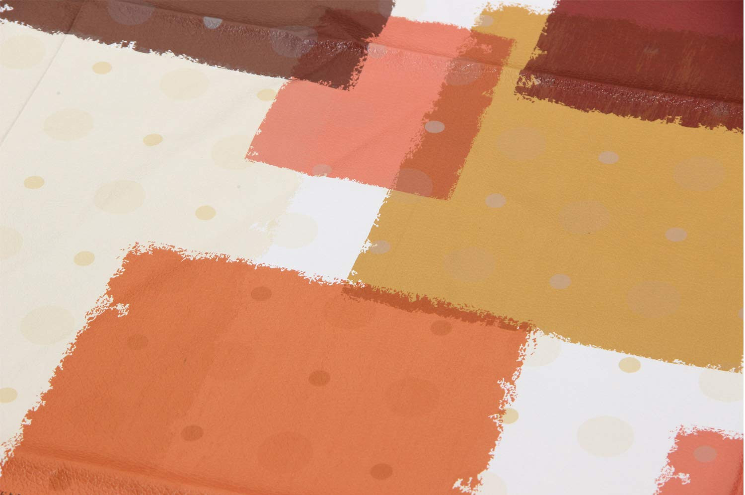 Kuber Industries Dining Table Cover Tablecloth Waterproof Protector 6 Seater With Checkered Design, 60 X 90 Inches Rectangle (Maroon)