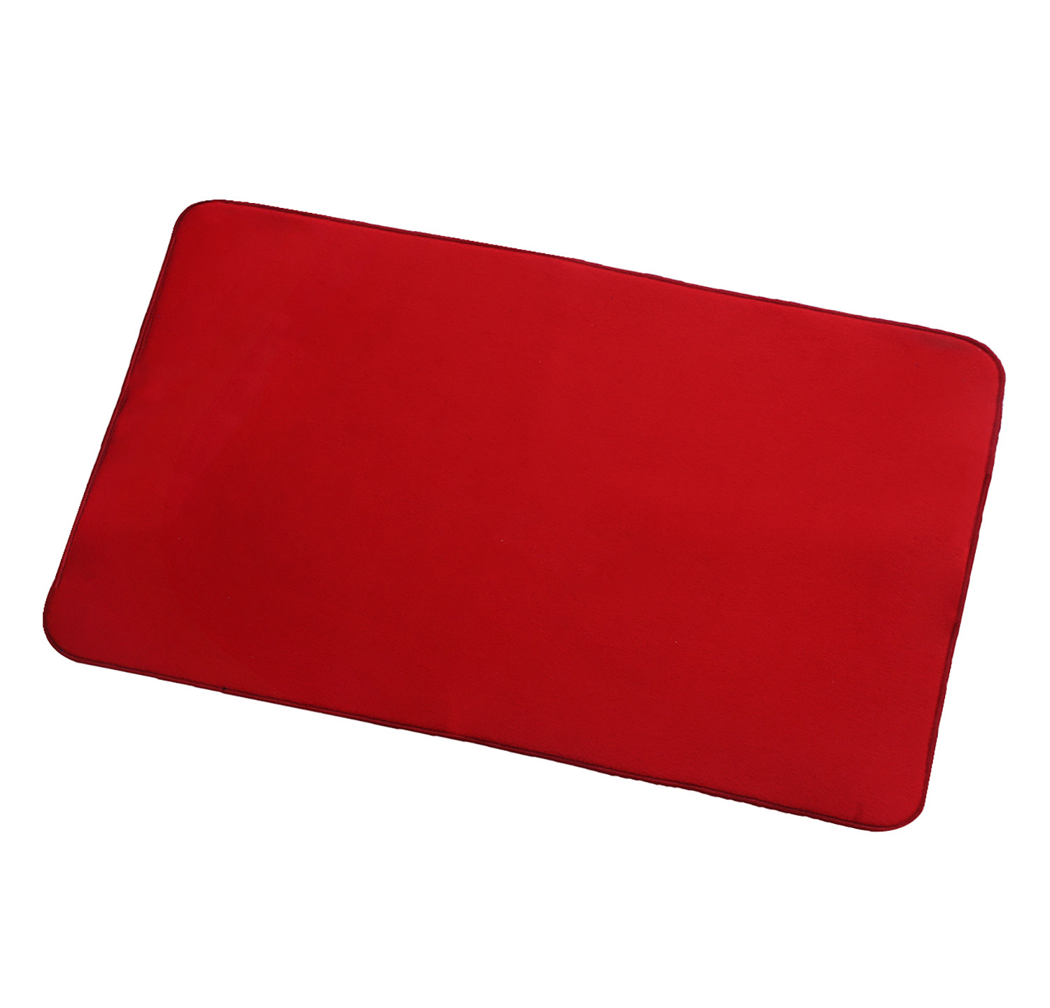 Kuber Industries Dish Dry Mat  Microfiber Drying Mat  Kitchen Drying Mat  Reversible Mat  Kitchen Absorbent Mat  Dish Dry Mat for Kitchen  50x70  Red