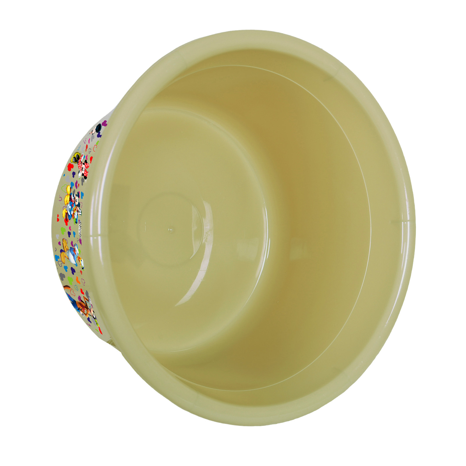 Kuber Industries Disney Bath Tub  Versatile Utility Gaint Tub  Plastic Bath Tub for Baby  Clothes Washing Tub For Bathroom  Feeding Pan Tub  TUB-25 LTR  Beige