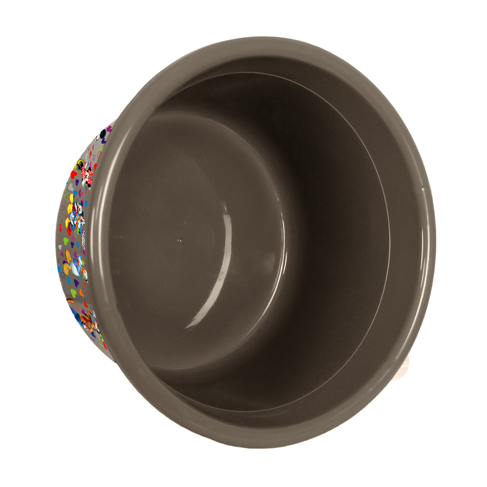 Kuber Industries Disney Bath Tub  Versatile Utility Gaint Tub  Plastic Bath Tub for Baby  Clothes Washing Tub For Bathroom  Feeding Pan Tub  TUB-25 LTR  Brown