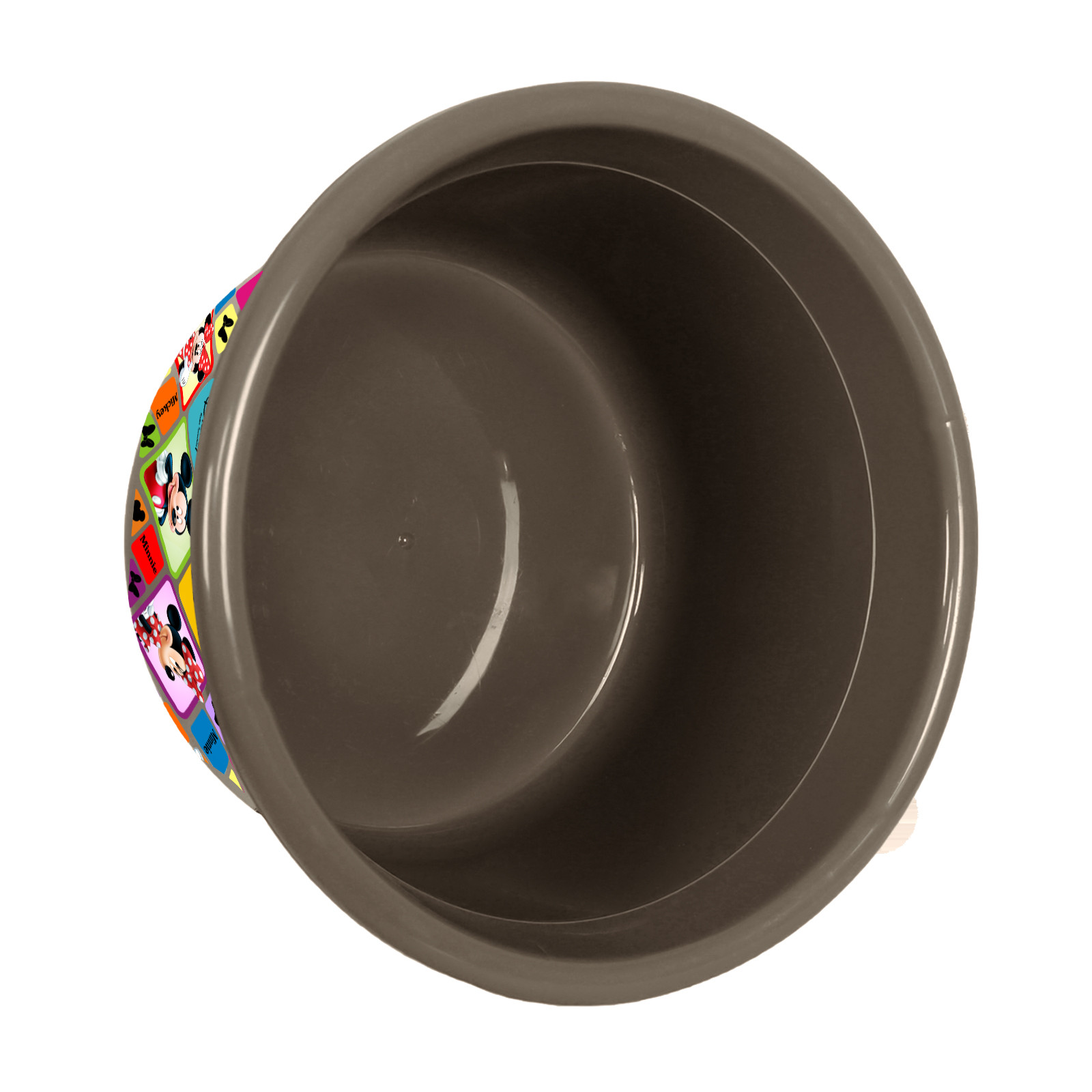 Kuber Industries Disney Check Bath Tub | Versatile Utility Gaint Tub | Plastic Bath Tub for Baby | Clothes Washing Tub For Bathroom | Feeding Pan Tub | TUB-25 LTR | Brown