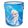Kuber Industries Disney Frozen Print Round Laundry Basket|Polyester Clothes Hamper|Waterproof &amp; Foldable Round Laundry Bag with Handle,45 Ltr.(Blue)