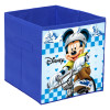 Kuber Industries Disney Mickey Print Durable &amp; Collapsible Square Storage Box|Clothes Organizer With Handle,.(Blue)