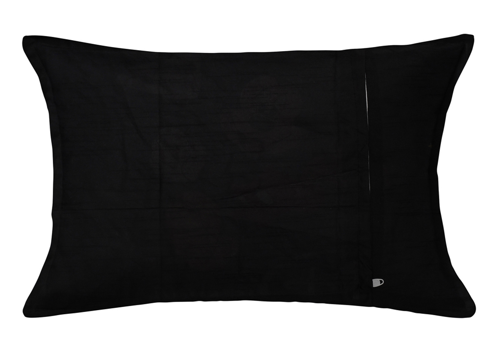 Kuber Industries Disney Mickey Print Silk Special long Crush Pillow Cover-Black