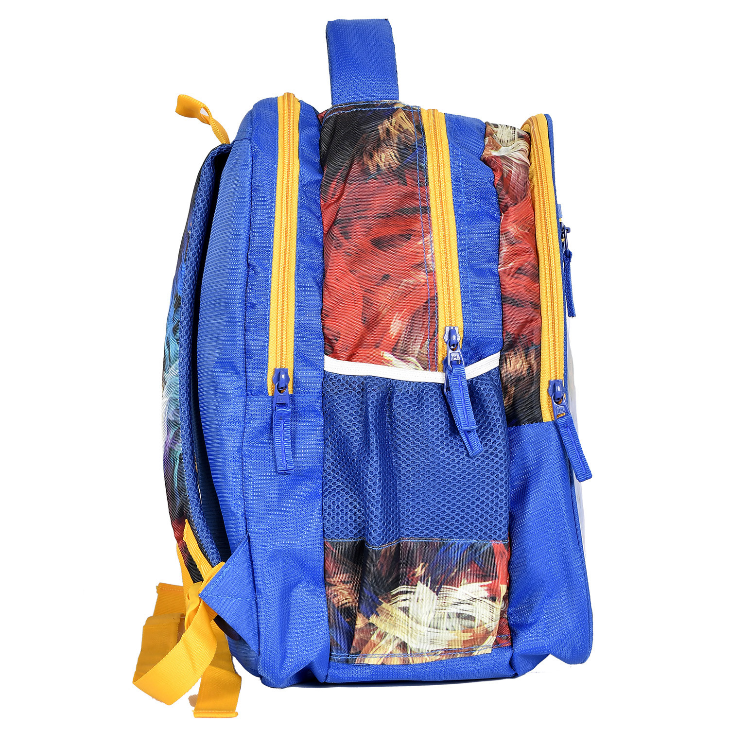 Kuber Industries Disney Mickey School Bag  Shining Laminated School Bags  Student Bookbag  School Bag for Girls  Boys  School Backpack for Kids  4 Compartments School Bag  Blue