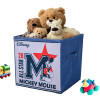 Disney Mickey Star Large Square Storage Box for Clothes | Foldable Wardrobe Organizer For Toys &amp; Baby Clothes | Drawer/Closet Storage Organizer with Handle | Navy Blue