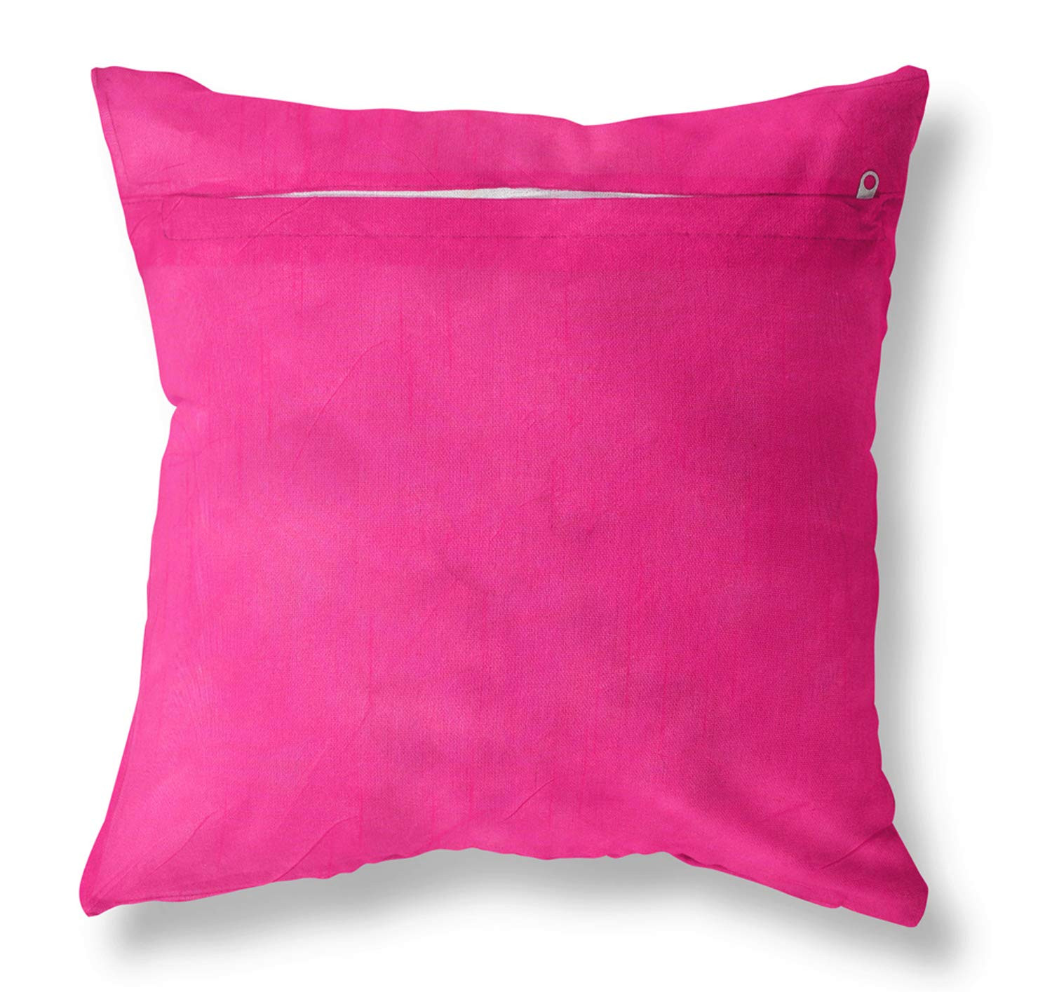 Kuber Industries Disney Minnie Print Cushion Cover|Sofa Cushion Covers|Cushion Covers 16 inch x 16 inch|Cushion Cover Set of 5 (Pink)