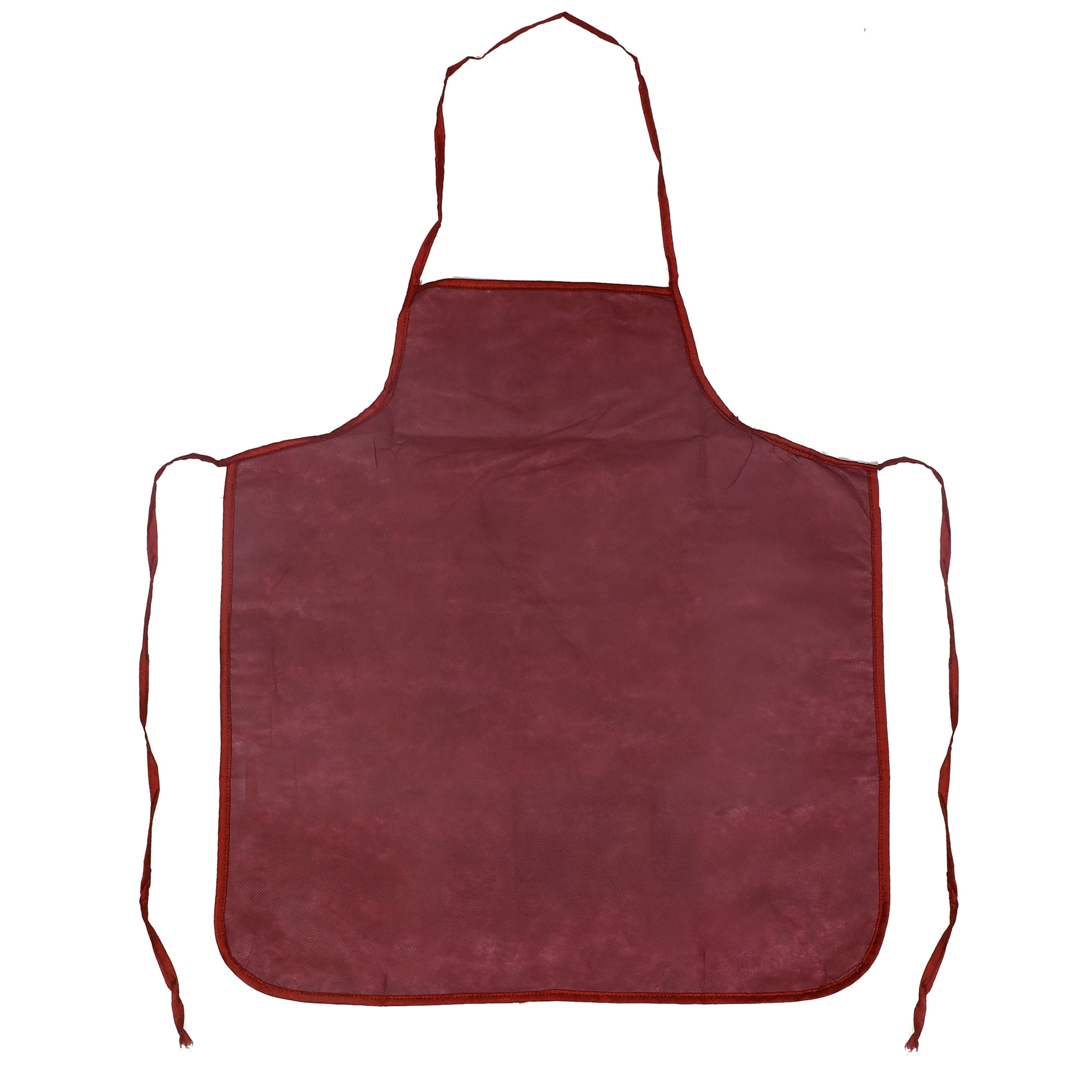 Kuber Industries Disney Minnie Print Silk Waterproof Kitchen Apron Red