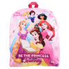 Kuber Industries Disney Princess Kids School Bag | School Bag For Boys | School Bag For Girls | 1 Compartment Velvet Bagpack for Kids Travel | School | Pink