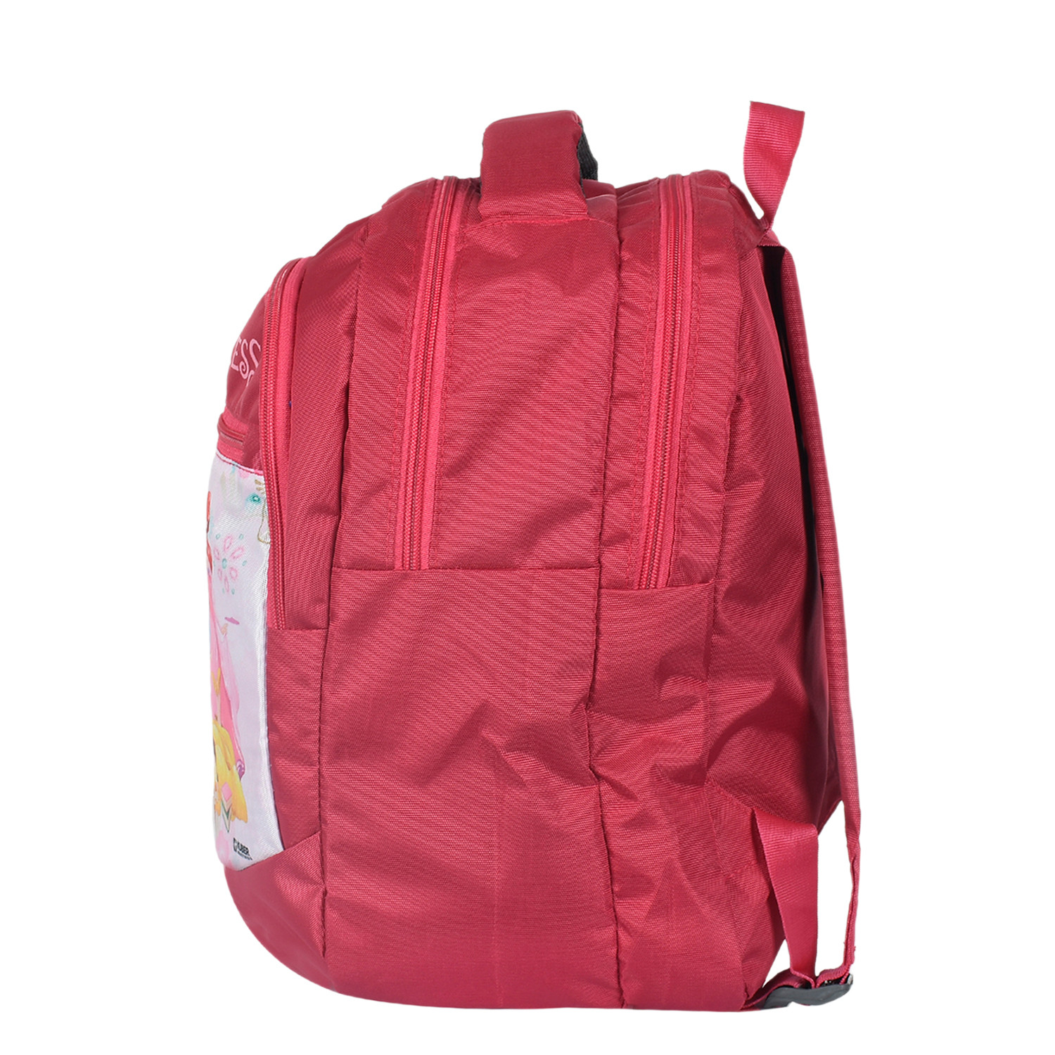 Kuber Industries Disney Princess School Bag | Kids School Bags | Student Bookbag | Spacious School Bag | School Bag for Girls & Boys | School Backpack for Kids | 4 Compartments School Bag | Pink