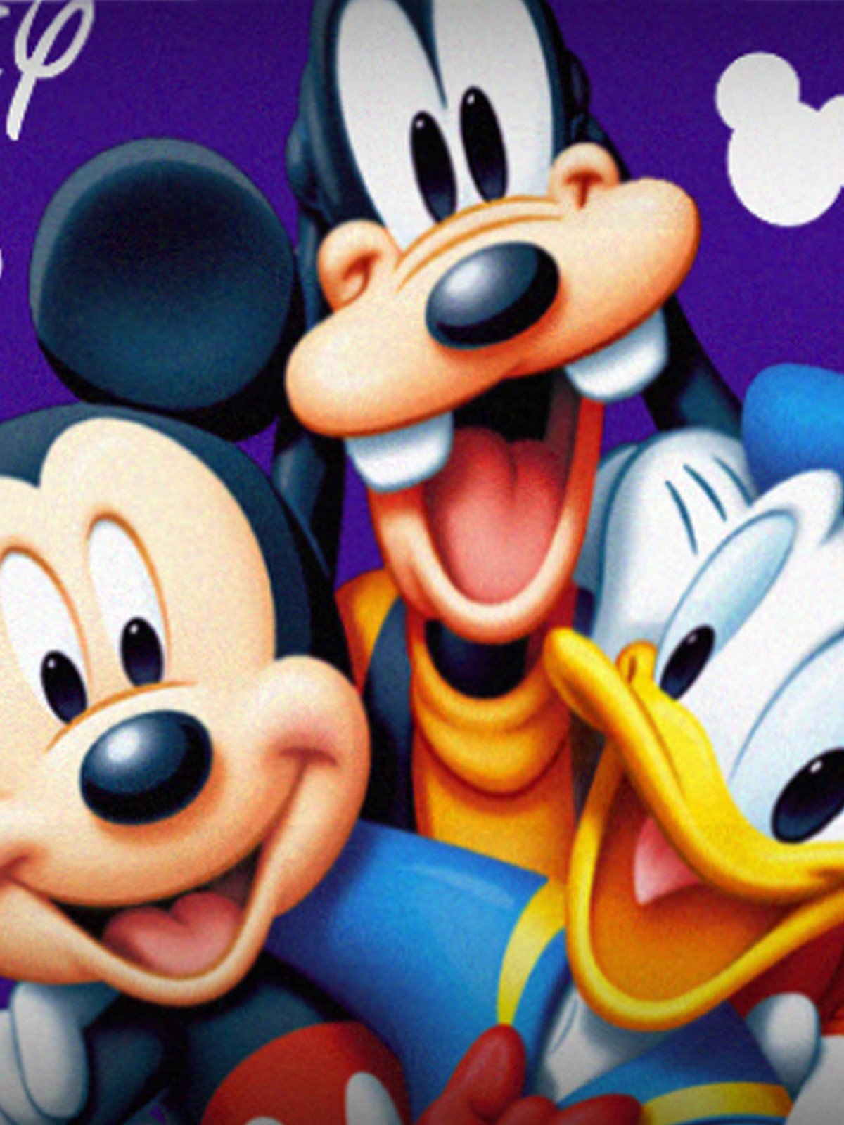 Kuber Industries Disney Team Mickey Print Silk Special long Crush Bolster Cover & Cushion Cover Set Of 5 Pcs (Royal Blue)