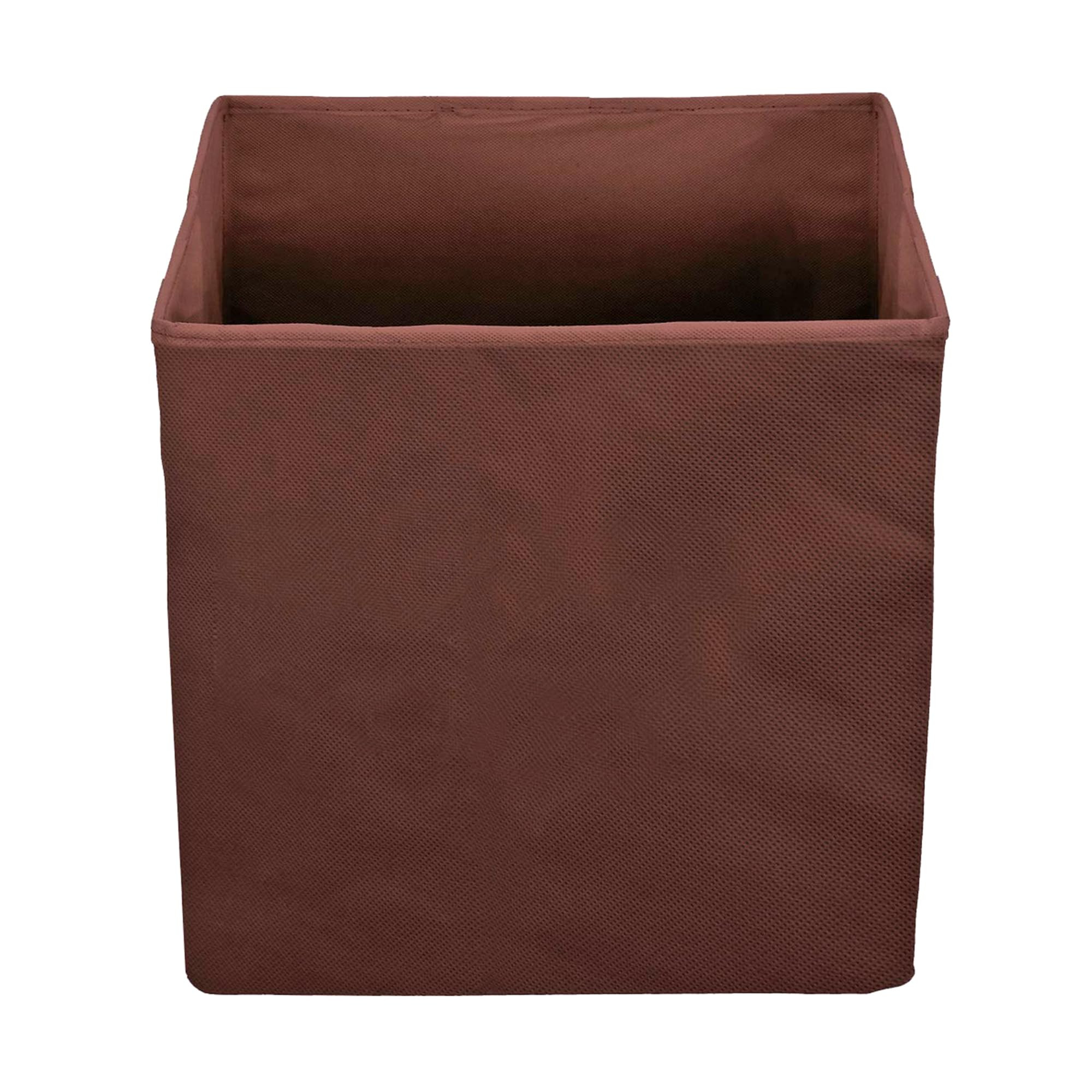 Kuber Industries Disney Winnie-The-Pooh Print Non Woven Fabric Foldable Large Size Storage Cube ToyBooksShoes Storage Box With Handle Brown